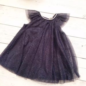 H&M Midnight Blue Sparkle Party Dress - Size 6-9M